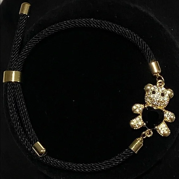 COPY - 18k Gold Plated Bear Bracelet - Picture 1 of 1